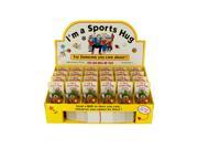 Tennis Hug Figurine with Gift Boxes Countertop Display Case Pack 24