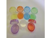 Round Pill Box Assorted Colors Case Pack 150