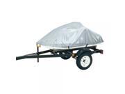 Dallas Manufacturing Co. Polyester Personal Watercraft Cover B Fits 3 Seater Model Up To 124L x 49W x 40H Silver