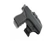 Blade Tech Industries Eclipse Ambi Straight Drop Belt Holster Fits Glock 43 with Streamlight TLR6 Ambidextrous Black