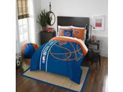 Knicks Full Embroidered Comforter 2 Sham Set