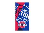 Pistons National Basketball League Puzzle 34 x 72 Over sized Beach Towel