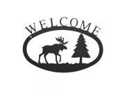 Moose Pine Welcome Sign Large