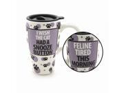 Our Name is Mud Cat Snooze Travel Mug