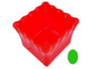 Decorative Square Plastic Bowl Case Pack 12