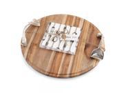 Circa Style Round Wood Cutting Board Set