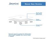 DreamLine SlimLine 34 in. by 42 in. Single Threshold Shower Base in Black Finish Center Drain Base