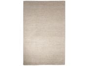 Solids Solids Heather Pattern Tan Wool and Viscose Area Rug 8x10