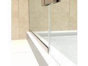 DreamLine Unidoor X 60 in. W x 36.375 in. D x 72 in. H Hinged Shower Enclosure in Brushed Nickel Finish; Right wall Bracket