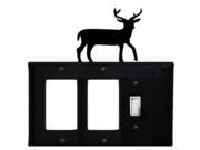 Deer Double GFI and Single Switch Cover