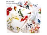 Memories Glass Serving Tray Set 5 Pieces Stamp