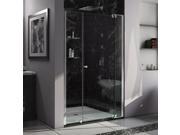 DreamLine Allure 47 to 48 in. Frameless Pivot Shower Door Clear Glass Door in Chrome Finish