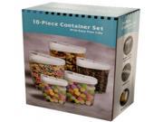 Nesting Food Container Set with Easy Pour Lids