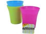 Colorful Tumblers Set Case Pack 24