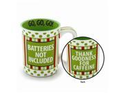 Our Name is Mud Batteries Not Included Mug
