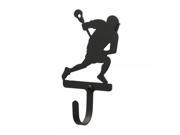 Lacrosse Player Wall Hook Small