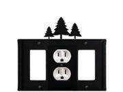 Pine Trees Single GFI Outlet and GFI Cover