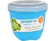 Preserve Food Storage Container Round Mini Aqua 8 oz 1 Count