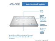 DreamLine SlimLine 36 in. by 60 in. Single Threshold Shower Base in Biscuit Color Center Drain