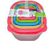 5Pc Food Container Set Case Pack 24