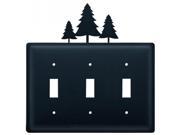 Pine Trees Triple Switch Cover