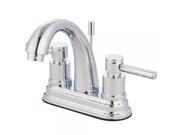 Kingston Brass KS8611DL Concord Two Handle 4 Centerset Lavatory Faucet with Bra