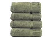 Luxury Hotel Spa Towel 100% Genuine Turkish Cotton Bath Towels Moss Piano Set of 4