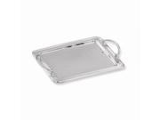 Stainless Steel 14 x 11 Rectangle Handled Tray Engravable Gift Item