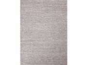 Solids Solids Heather Pattern Gray Ivory Wool Area Rug 9x12