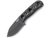 Columbia River Knife Tool Pangolin Fixed Blade Knife 2.97 8Cr13MoV Black Powder Coat Plain Drop Point Glass Rei