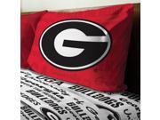 NCAA Georgia Bulldogs Bed Sheet Set College Team Anthem Bedding Accessories