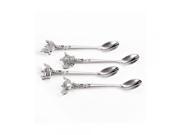 Silver plated Set of 4 Teapot Spoons