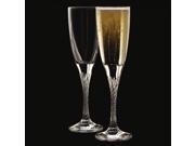 Private Party Crystal Set of Two 5 oz Twisted Stem Flutes
