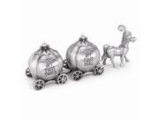 Pewter Finish Fairy Tale Coach Tooth Curl Boxes