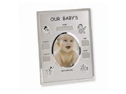 Metal Birth Record Photo Frame Engravable Personalized Gift Item
