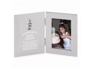 Silver tone Granddaughter First Communion 2.5x4 Photo Frame