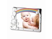 Silver plated Baby Rainbow Bear Photo Frame
