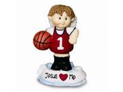 Angel Buddy Basketball Boy Bobble Head Figurine