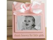 Picture This Thank Heaven Pink 4x6 Wood Frame