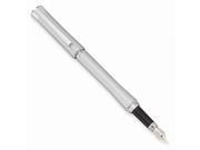 Charles Hubert Brushed Silver tone Fountain Pen Engravable Gift Item