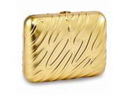 Gold or Silver tone Mini Handbag with Mirror and Chain