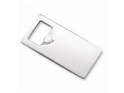 Nickel plated Rectangle Bottle Opener Engravable Personalized Gift Item