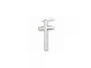 Silver plated White Ribboned Cross Engravable Personalized Gift Item