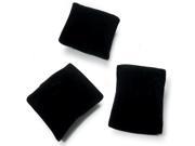 Jewelry Display Pillows 3.25 X3.25 X1 3 Pkg Black Velvet