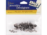 Flat Pad Earring Posts Butterfly Clutches 10mm 30 Pkg Surgical Steel