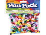 Fun Pack Acrylic Pony Beads 650 Pkg Assorted Colors