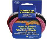 Pony Bead Lacing Variety Pack 60 Primary Colors