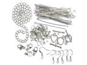 Jewelry Basics Metal Findings 134 Pkg Silver Starter Pack