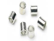 Jewelry Basics Metal Findings 500 Pkg Silver Crimp Tubes 2mm