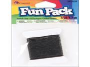 Fun Pack Stretch Cord 1mmX4yd Black
